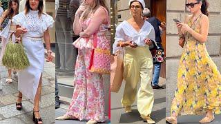 JULY 2024 MILAN FASHION TRENDS | ITALIAN ELEGANT STREET STYLE IN SUMMER