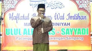 PENTAS SENI HAFLATUL IMTIHAN KE-1 MD. ULUL ALBAB PACANGGAAN