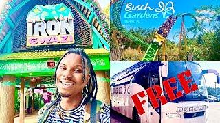 FREE Busch Gardens Tampa Transportation & Trip Vlog