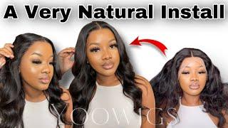 Affordable! Deep Parting 13x6 Lace Frontal Wig Body Wave / Pre-Plucked Bleached Knots / Yoowigs