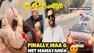 Mamayanda start crying  after met maa g️