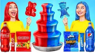 Red Food vs Blue Food Challenge | Funny Situations by Multi DO Challenge