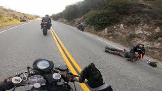 Azusa canyon motorcycle crash + My buddy Jon