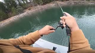 Lake Almanor 4-13-24 2# test jigging is so fun