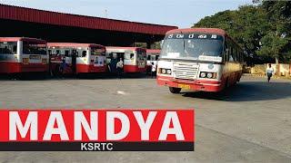 KSRTC Bus Station Mandya | Karnataka