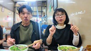 Lần đầu ăn Phở tại Việt Nam, du khách Nhật chốt "có thể ăn mỗi ngày"