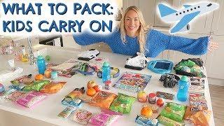 WHAT TO PACK: KIDS CARRY ON  |  OUR LONGEST FLIGHT EVER