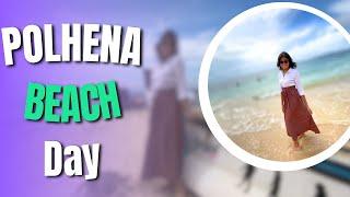 පොල්හේන බීච් යමුද? Polhena Beach vibe - travel girl sri lanka - travel blog Matara - bathing in sea