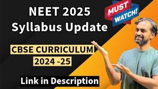 NEET 2025 Syllabus 