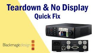 Blackmagic Design HyperDeck Studio Mini Teardown & No Power Repair