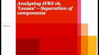 PwC's Analysing IFRS 16 Leases - 6. Separation of components