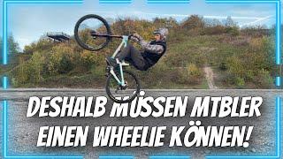 Wheelie! Jeder Mountainbike fahrer muss ihn können ! Fahrtechnik mit Nakidaii #91