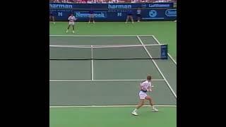 Iconic tennis moves - Petr Korda "pure strike" backhand.