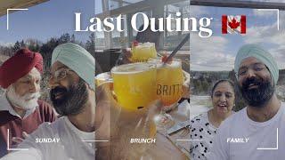 Sun is Out so we Are - Brunch with Family | Last Outing before parents leave Canada