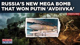 Watch Russia's Mega Bomb, That Helped Putin's Men Win 'Avdiivka', Rain Hell On Ukrainian Troops