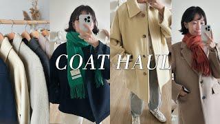 SUB) 겨울 코트 하울 키작녀 코디법, 코트 고르는 꿀팁 winter coat haul