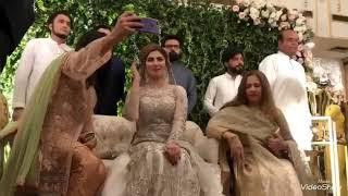 Hamza Ali Abbasi & Naimal Khawar’s wedding reception held in Islamabad