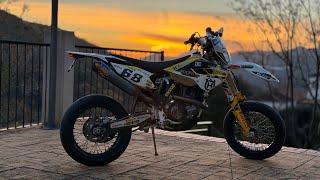 CONVERTIMOS la Husqvarna 450 a SUPERMOTARD