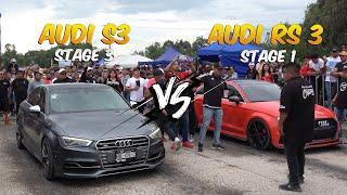 Audi RS 3 Stage 1 vs Audi S3 Stage 3 | Arrancones