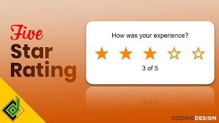Star Rating With HTML CSS & JS