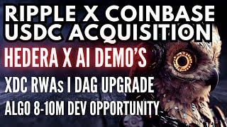  RIPPLE x USDC | Hedera x AI | XDC x RWA | ALGO’s 10M Dev Opportunity | DAG Network Upgrade