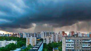 Дожди с ураганным ветром в Москве. Резкое похолодание с дождями  в Беларуси. Погода в СНГ