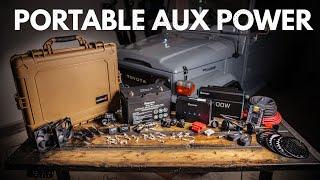 It all fits in a case! - DIY Auxiliary Power System for Camping, Overlanding, Travel