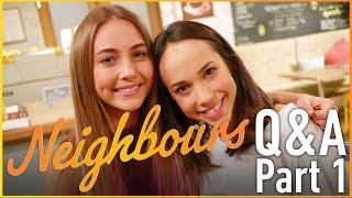 Neighbours Q&A - Mavournee Hazel (Piper Willis) & Ariel Kaplan (Imogen Willis) - Part 1