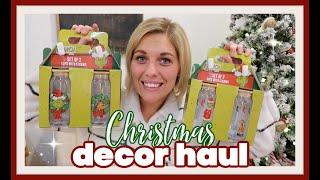 CHRISTMAS DECOR HAUL | HOBBY LOBBY | MARSHALLS | WALMART | RACHEL LEE AT HOME