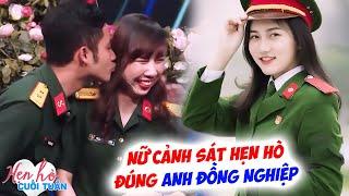 Nữ cảnh sát xinh đẹp Bất ngờ hẹn hò anh ĐỒNG NGHIỆP kém tuổi làm chàng RUN LẨY BẨY | BÀ MỐI HẸN HÒ