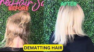 Detangling Matted Hair in Just 5 Hours