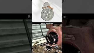 Mechanical Principle - Ratchet mechanism working demonstration  #mechanic #engineeringjobs #cad