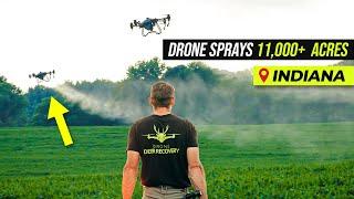 Drones Spray 11,000+ Acres in Indiana - Revolutionizing Agriculture