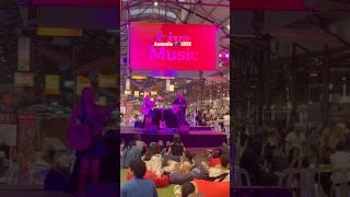 Live Music In Queen Victoria Night Market Melbourne Australia #shorts #music