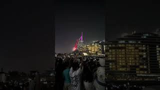 Dubai New Year Celebration. Burj Al Arab, Dubai. Fireworks. #2024