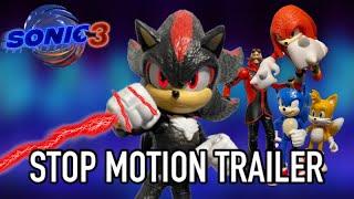 Sonic 3 trailer remade in STOP MOTION