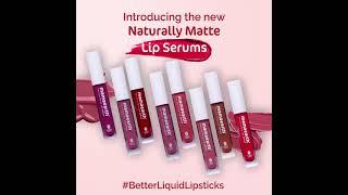 A Rich Lip Color That Cares | Naturally Matte Lip Serums #LipCare #HydratingLips