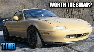 K24 Swapped Mazda Miata Review! Is a K-Swap Really Worth It?