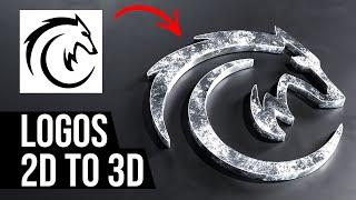 Easy 3D Logos in Blender: Use Any 2d Image