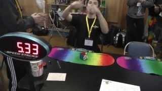 Rubik's cube world record fail (5.33 DNF)