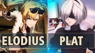 GBVSR:GRP | Elodius (Zeta Crimson Bomber) Vs Plat (2B)| High Level Gameplay.