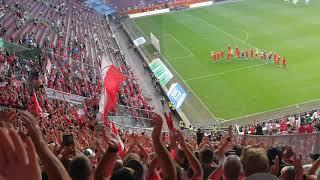 Union Berlin away Support in Augsburg. Die Zeit ist nun gekommen...