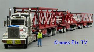 Drake Mammoet Kenworth C509 + Freighter Road Train by Cranes Etc TV