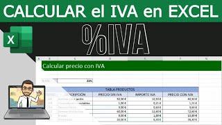 Como calcular el precio con IVA en EXCEL