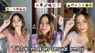 MAKAN CACING🪱!! || TIKTOK SHERLY ROSILIN MAKAN MAKANAN SESUAI EMOJI