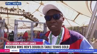 Nigeria Wins Men's Doubles Table Tennis Gold At The 2024 Africa Military Game