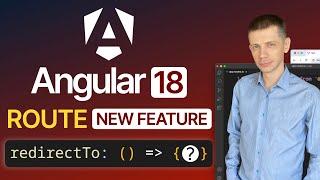 Angular 18 New Feature: Route Redirects with Functions