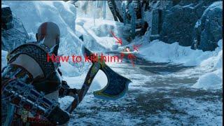 How to kill a lizard in the lake of nine without a red pot God War Ragnarok