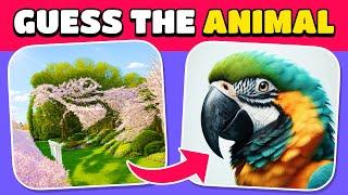 Guess the Animals by Illusion - 30 Easy, Medium and Hard Levels 