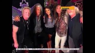Entrevista exclusiva a Aerosmith en El Salvador Viva la Mañana Canales 2 y 4 2013